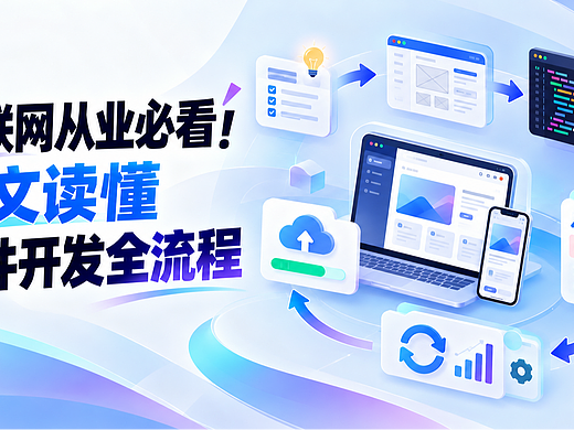 【科普】软件开发全流程拆解:8个阶段,设计师该参与哪些环节?