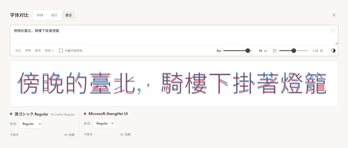 做了个更适合中文的字体预览工具：Anyway.Fonts（图ZMTU5NTYxMzY=） - 资讯 - 站酷设计师JJYing原创素材 - 站酷ZCOOL