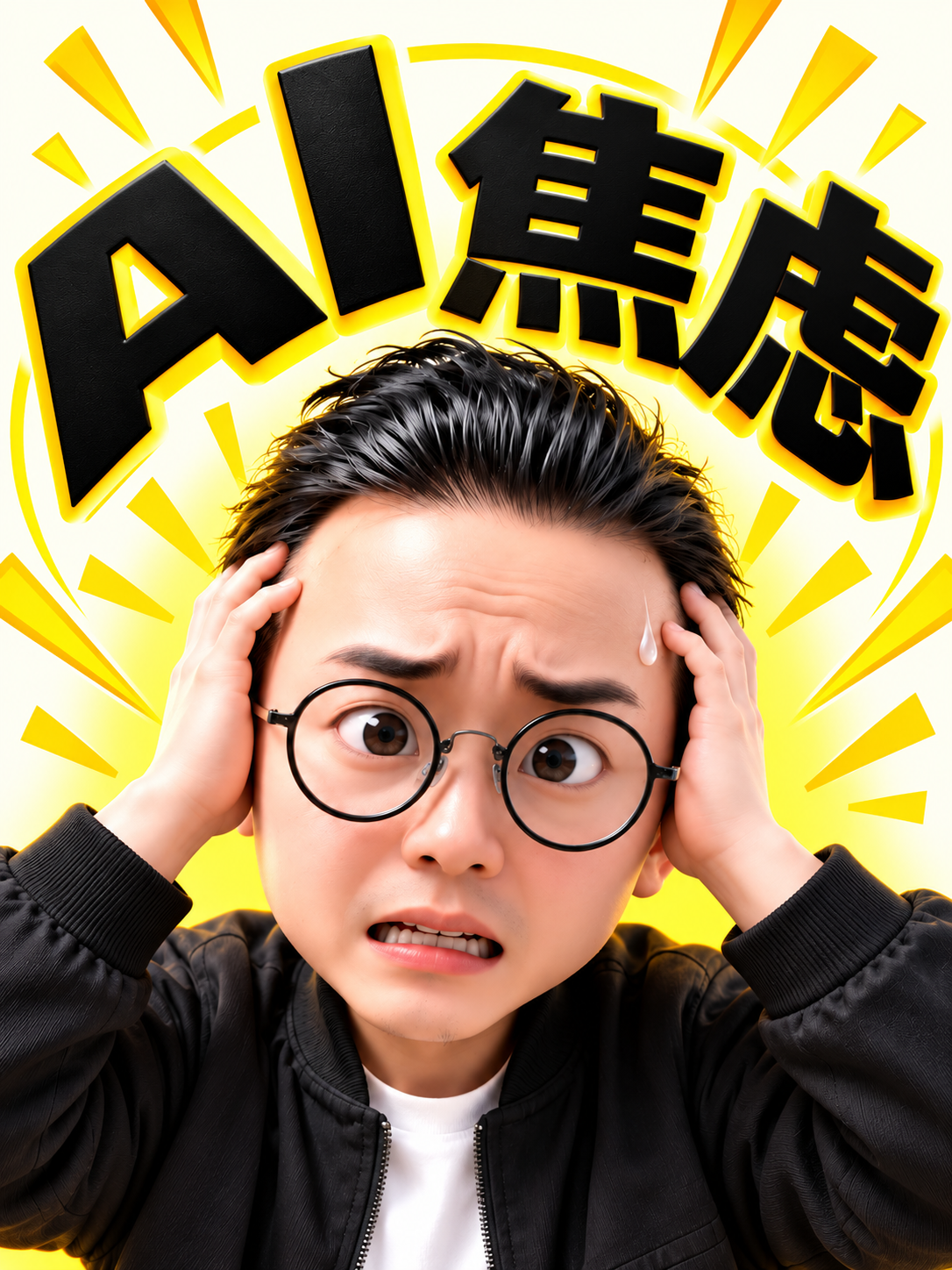 普通人如何缓解AI焦虑？AI时代最大的陷阱 | AI焦虑 | 人工智能 | ChatGPT |（图ZMTU5NTYxNDg=） - 教程 - 站酷设计师雨田侃设计原创素材 - 站酷ZCOOL