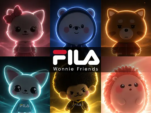 FILA KIDS WonnieFriends斐乐IP设计 运动IP设计IP升级