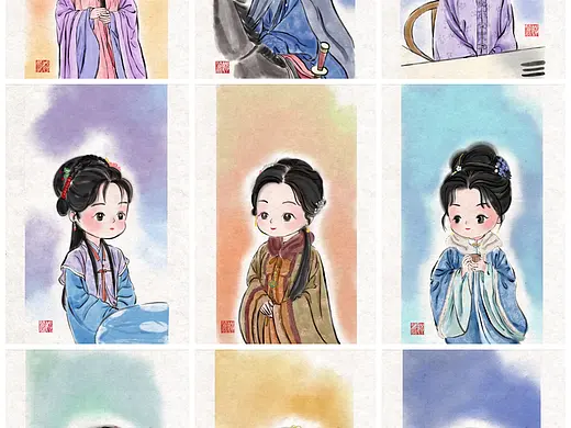 《家业》人物Q版同人