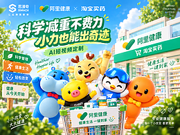 阿里健康-阿里系品牌IP 潮玩三维动画