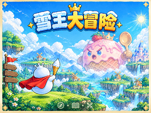 AIGC像素风小游戏全教程【雪王大冒险】