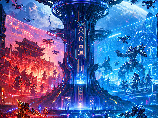 四川巴中《幻享・米仓道》科幻舞台秀（个人主页-ZNzQyNzkwODA=） - 商业空间设计 - 站酷设计师设计风向标陈涛原创素材 - 站酷ZCOOL