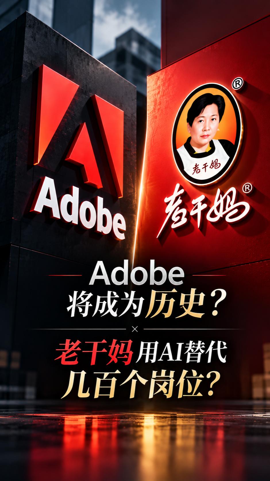 Adobe将成为历史？老干妈用AI替代数百个岗位！（图ZMTU5NjM4MDg=） - 教程 - 站酷设计师雨田侃设计原创素材 - 站酷ZCOOL
