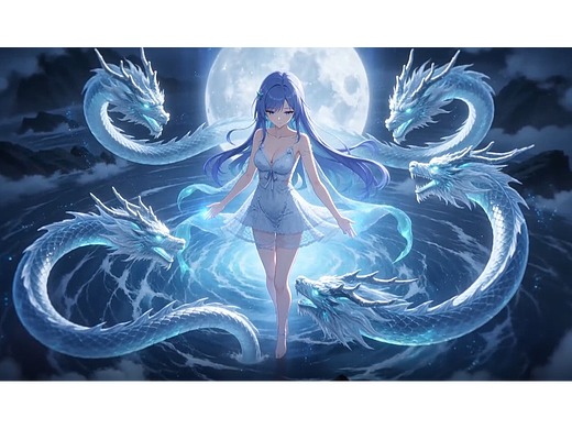 海月神女(个人主页-ZNzQyODAwMTY=) - AI作品 - 站酷设计师熊猫爱吃小竹子原创素材 - 站酷ZCOOL