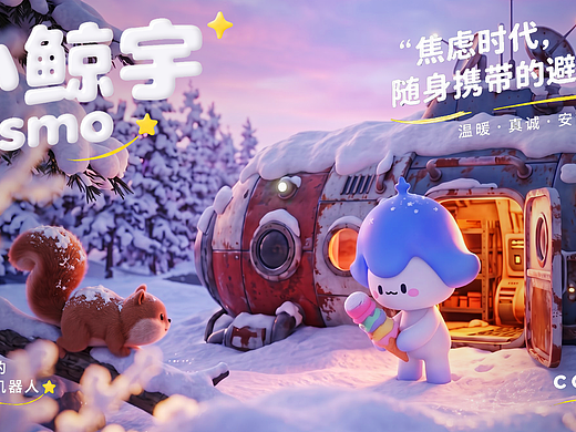 小宇宙APP IP创作 小鲸鱼