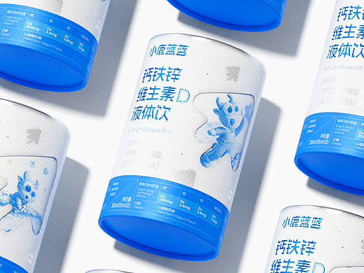 陈义文包装设计作品丨小鹿蓝蓝液体饮包装设计