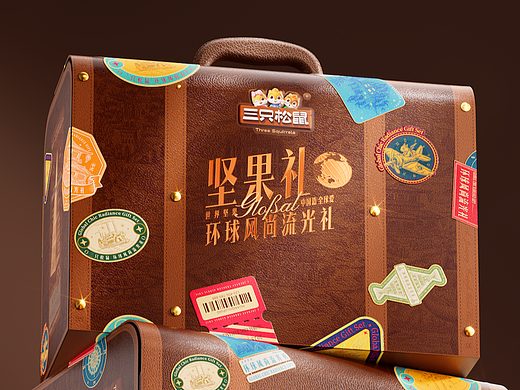 陈义文包装设计作品丨三只松鼠2025年货礼包装设计合集