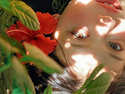 桑花热烈 人像摄影