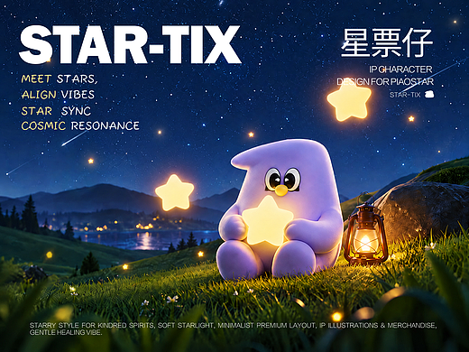 STAR-TIX-APP-综合体IP形象设计