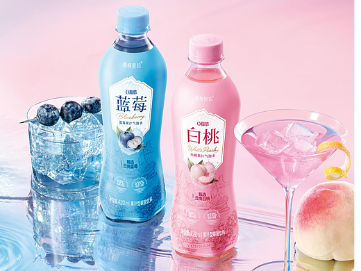 饮品静物+人像摄影 | 正大香格里拉果汁气泡水