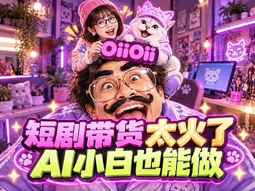 双11学这个短剧带货教程😍AI小白也能做