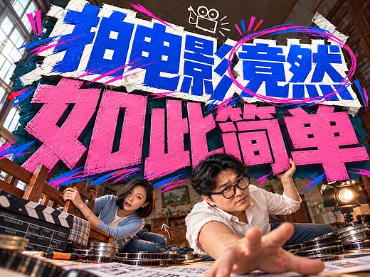 拍电影竟然如此简单，现在你也可以拍戏了