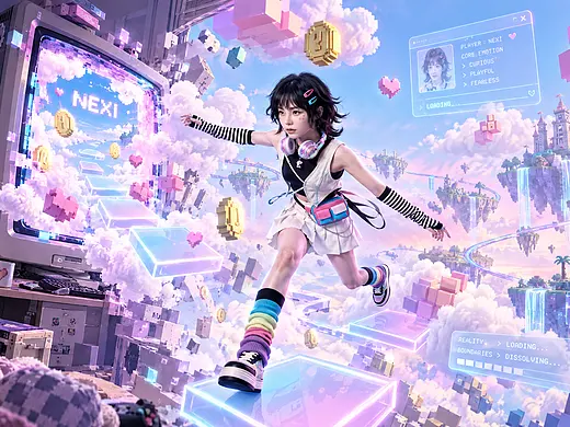 LEVEL UP! 冒险开启，骑进梦幻游戏世界🎮