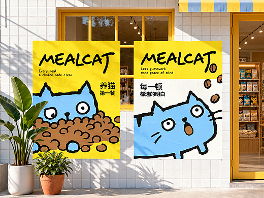 喵顿「MEALCAT」品牌设计