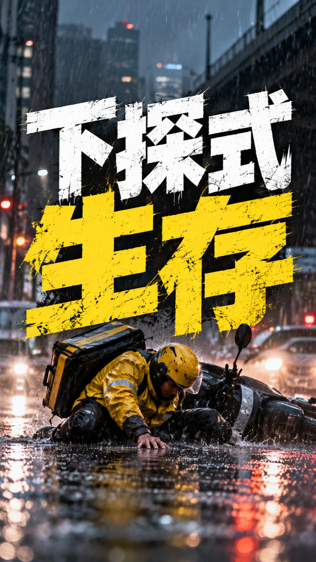 下探式生存！你以为的退路，可能是更残酷的现实。 | 下探式生存 | 失业危机| 职场焦虑（图ZMTU5NzM1NDg=） - 教程 - 站酷设计师雨田侃设计原创素材 - 站酷ZCOOL