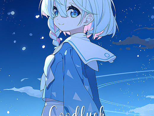 阿洛娜站在星落水面等星光（个人主页-ZNzQzMTAxNDQ=） - AI作品 - 站酷设计师时城壁纸原创素材 - 站酷ZCOOL