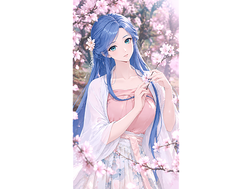 桃林少女(个人主页-ZNzQzMTAxNTI=) - AI作品 - 站酷设计师熊猫爱吃小竹子原创素材 - 站酷ZCOOL