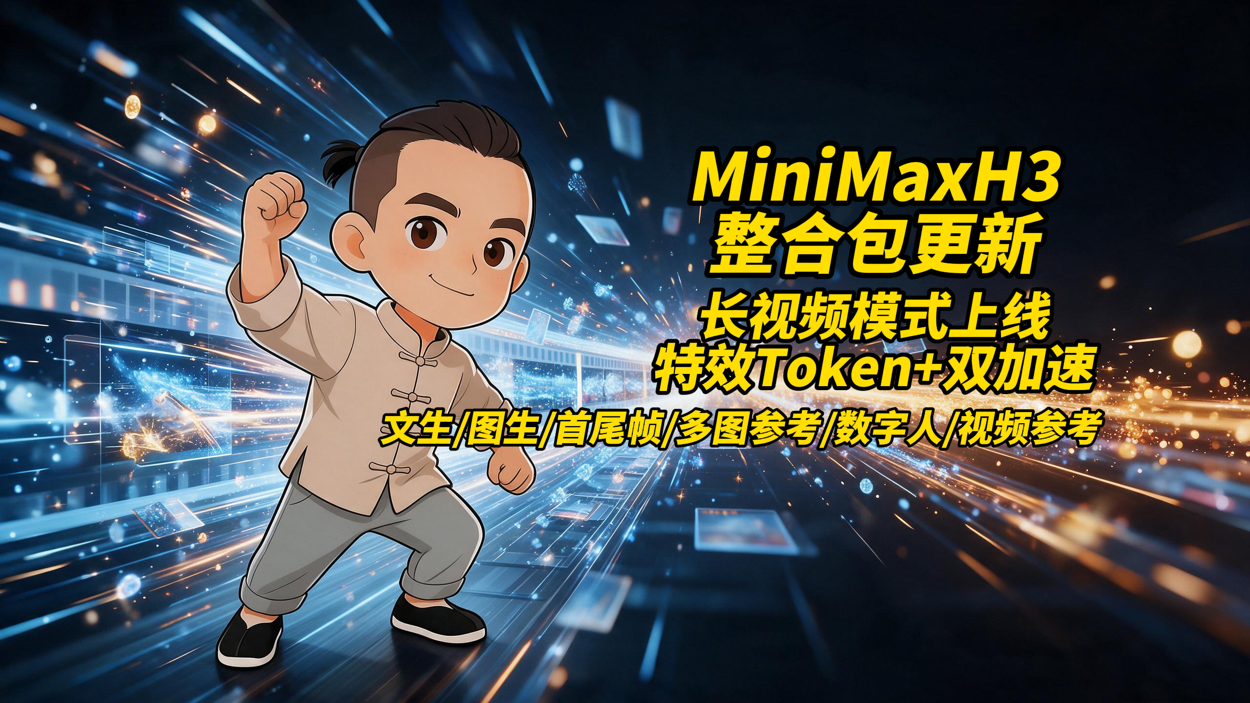 MiniMaxH3整合包更新：长视频模式上线，特效Token+双加速！（图ZMTU5NzYzMTI=） - 教程 - 站酷设计师野鹿志原创素材 - 站酷ZCOOL