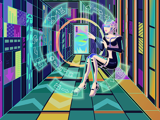 IQOO创想未来 概念手机主题（个人主页-ZNDQzOTI3MTY=） - 其他平面 - 站酷设计师半圆圆原创素材 - 站酷ZCOOL