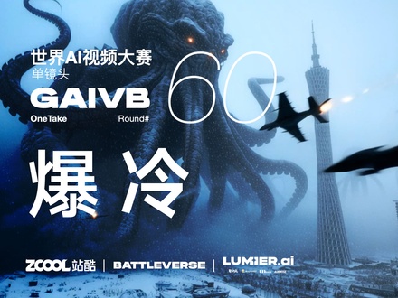 站酷 x BATTLEVERSE 世界AI视频大赛 Vol.60 爆冷