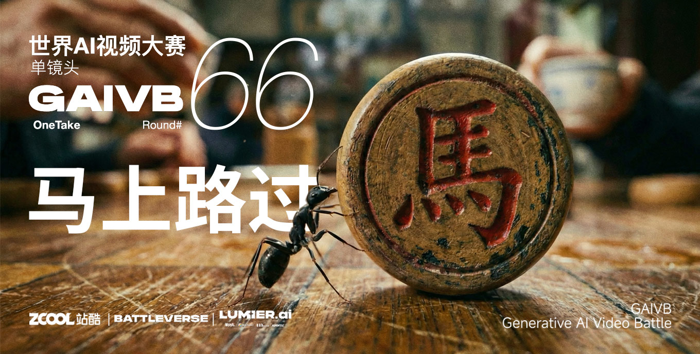 站酷 x BATTLEVERSE 世界AI視頻大賽 Vol.66 馬上路過