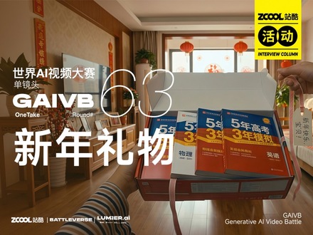 站酷 x BATTLEVERSE 世界AI视频大赛 Vol.63 新年礼物