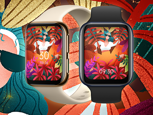 万物皆可盘，盘出我个性-OPPO Watch 表盘创意设计（个人主页-ZNDQzODkxMzY=） - 主题/皮肤 - 站酷设计师shingyip原创素材 - 站酷ZCOOL
