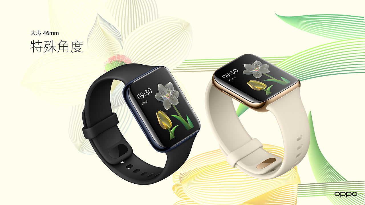 OPPO Watch 萬物皆可盤——春暖花開（圖ZMjA1MjE2Mzg0） - 主題/皮膚 - 站酷設計師豬欄蟻穴原創(chuàng)素材 - 站酷ZCOOL
