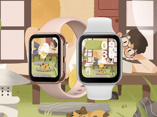 万物皆可盘 - OPPO Watch 表盘创意设计《四季》