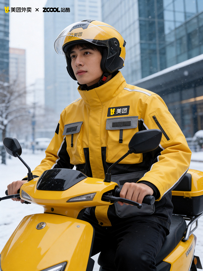 美團(tuán)外賣黃衣服不只是工服，更是城市平凡英雄的戰(zhàn)衣!