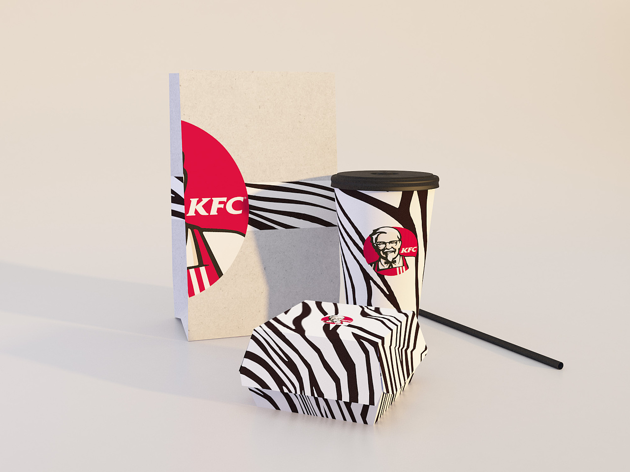 肯德基包装更新