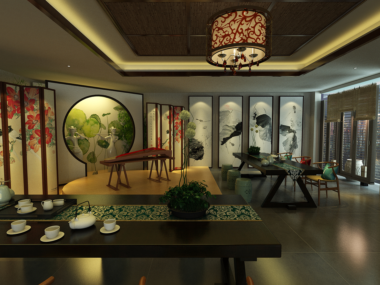 茶中风雅（图ZNjkyMjI1MzI=） - 其他空间 - 站酷设计师lanyue949595原创素材 - 站酷ZCOOL