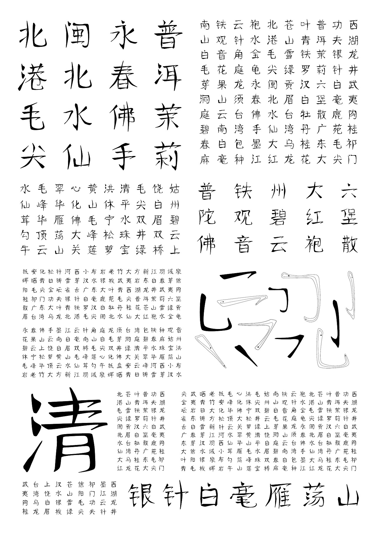 茶尖体（图ZNjkyNDMzODQ=） - 字体/字形 - 站酷设计师逗逗逗逗逗逗逗原创素材 - 站酷ZCOOL
