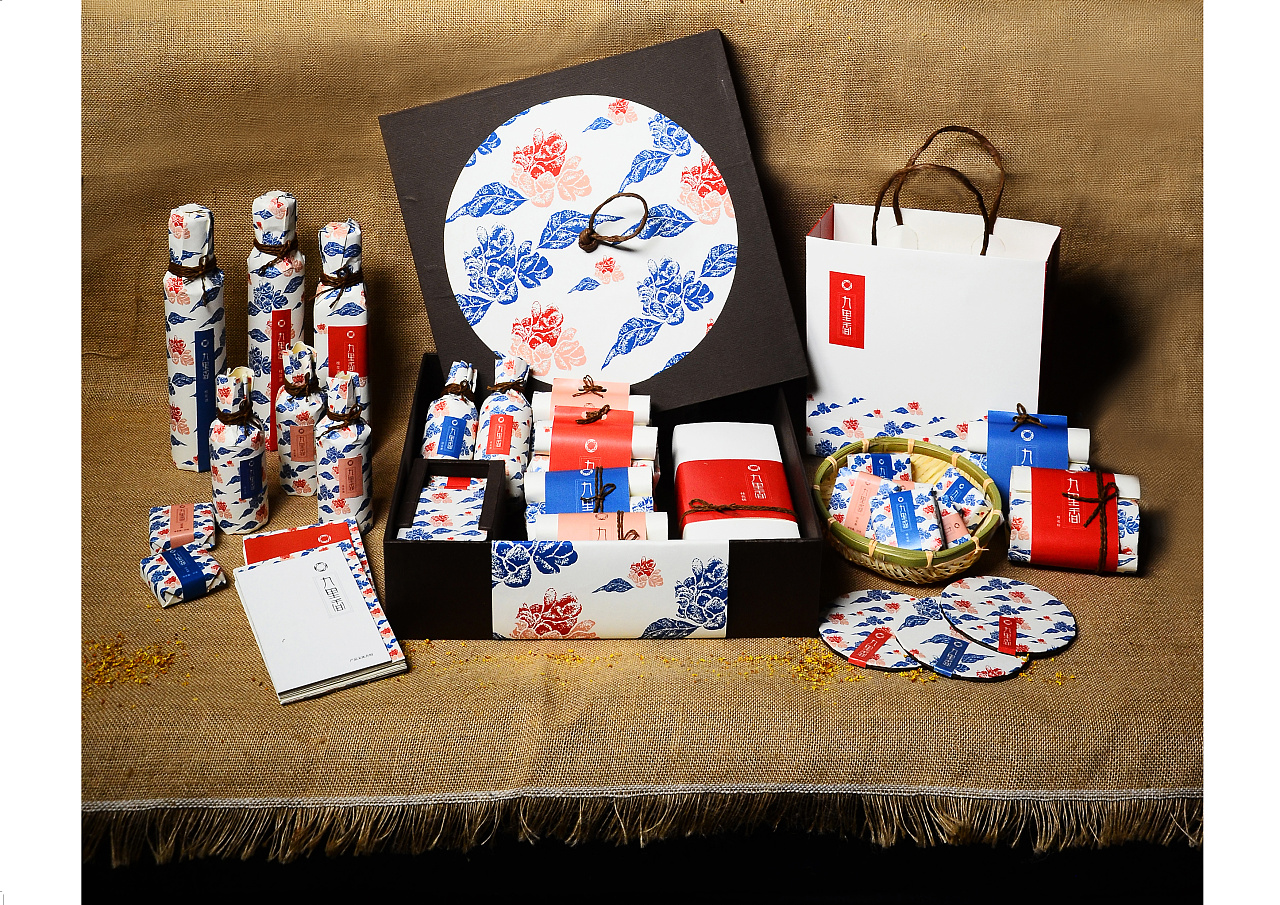 "九里香"桂花茶系列包装设计