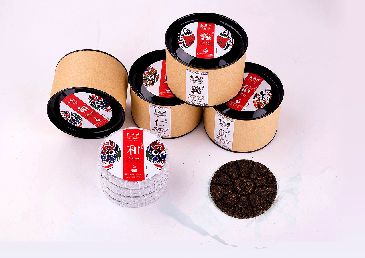 长盛川湖北青砖茶——八德