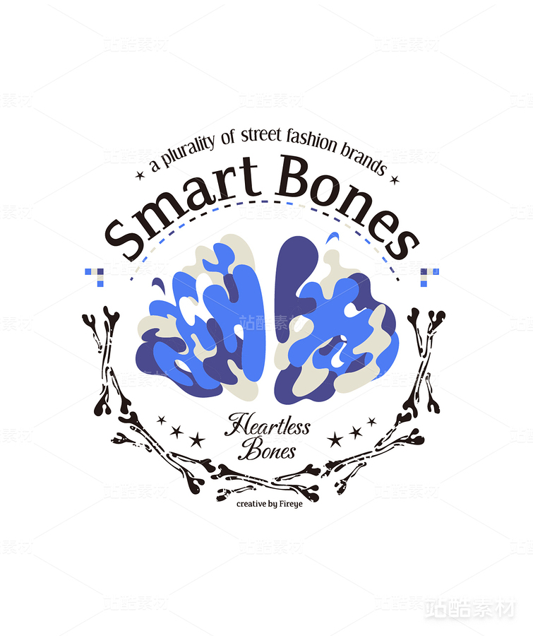 迷彩头脑矢量潮流插画服装印花（主预览-1566） - 未分类 - 站酷设计师Fireye峰原创素材 - 站酷ZCOOL