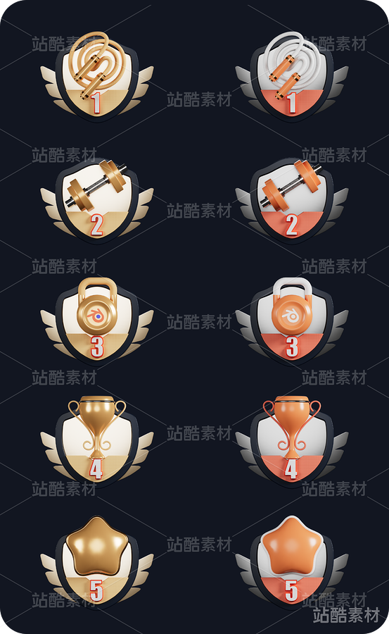 UI_3D图标（主预览-1710） - 未分类 - 站酷设计师UI设计师吧原创素材 - 站酷ZCOOL
