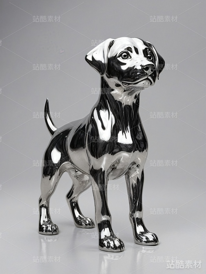 銀色液體金屬狗狗免摳PNG素材（主預(yù)覽-1770） - 未分類 - 站酷設(shè)計師明原創(chuàng)素材 - 站酷ZCOOL