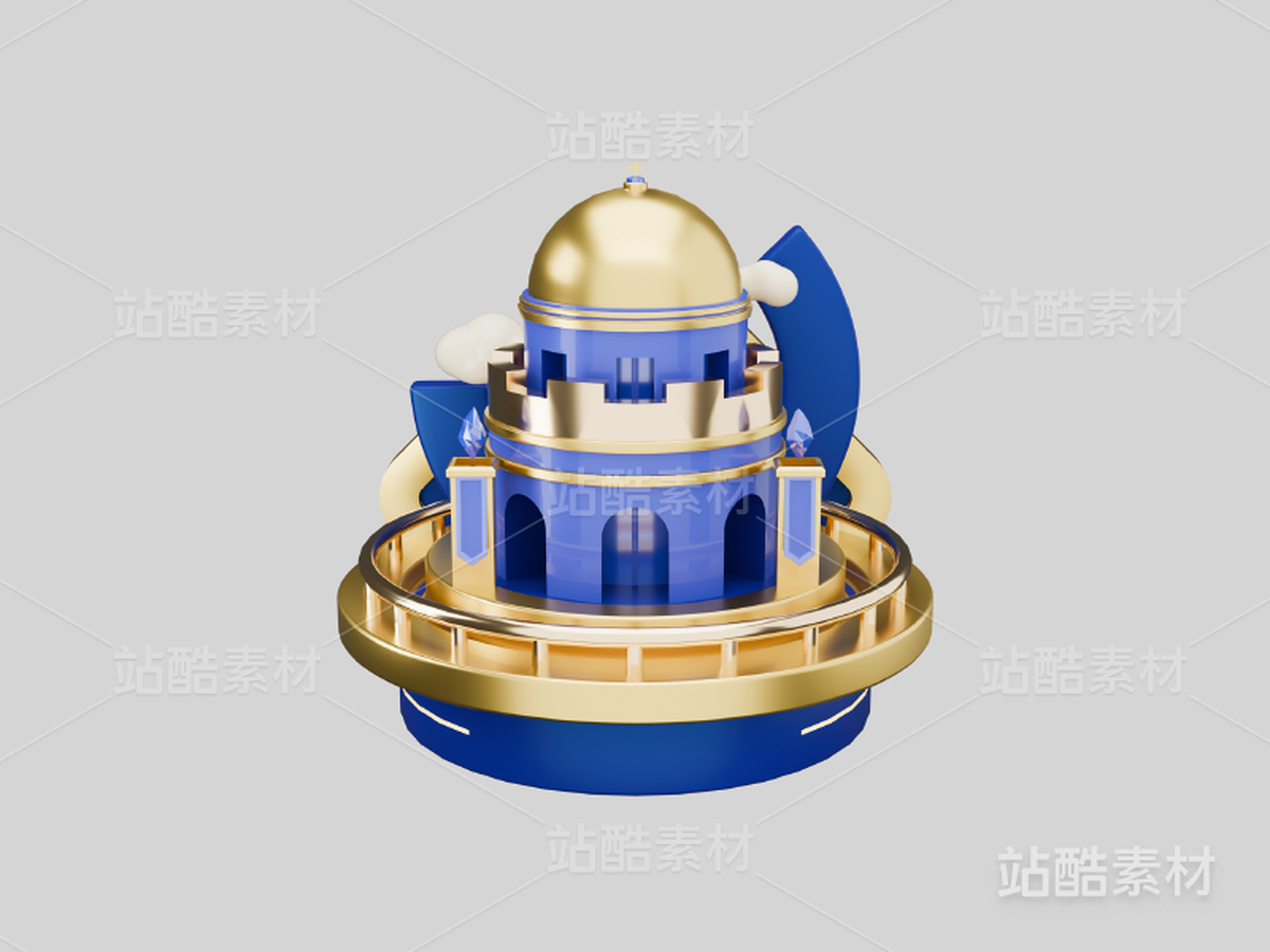 公会分会场中东建筑（主预览-2323） - 未分类 - 站酷设计师五年ddd原创素材 - 站酷ZCOOL