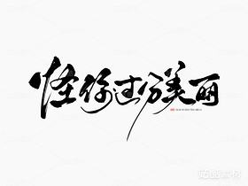 手写字体《怪你过分美丽》（导航-2341） - 未分类 - 站酷设计师山肖Sanxiao原创素材 - 站酷ZCOOL