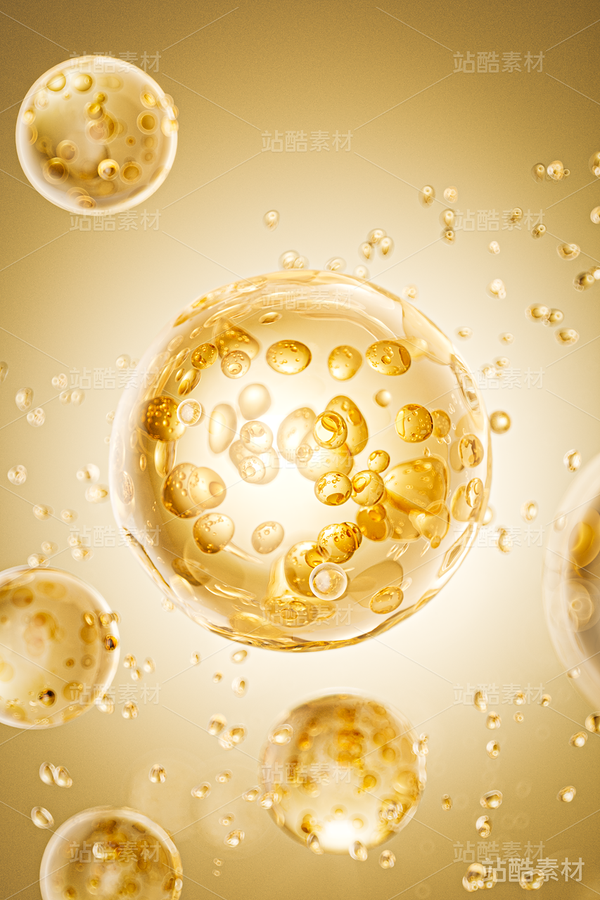 C4D美妆分子8个工程（RS渲染）（主预览-2494） - 未分类 - 站酷设计师努力奔跑的蜜蜂原创素材 - 站酷ZCOOL