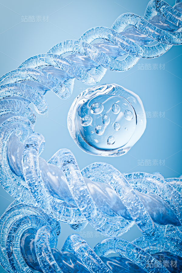 C4D美妆分子8个工程（RS渲染）（主预览-2495） - 未分类 - 站酷设计师努力奔跑的蜜蜂原创素材 - 站酷ZCOOL