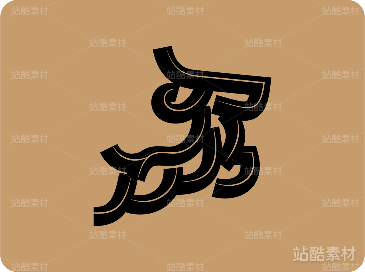 马logo动物logo标志logo