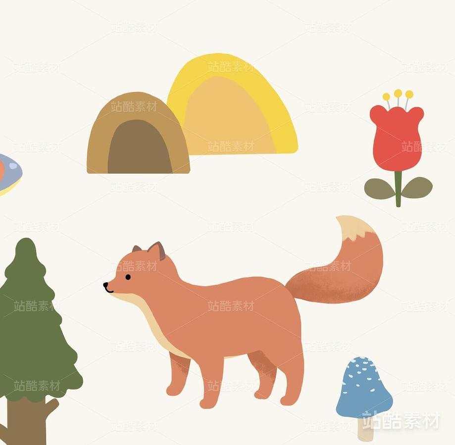 小动物们（主预览-2671） - 未分类 - 站酷设计师Dandananan原创素材 - 站酷ZCOOL