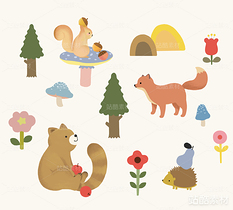 小动物们（导航-2673） - 未分类 - 站酷设计师Dandananan原创素材 - 站酷ZCOOL