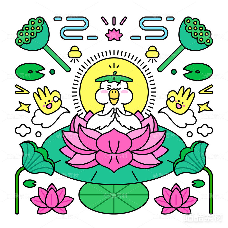 打工鹅自我鼓励系列插画（主预览-2921） - 未分类 - 站酷设计师王大碗原创素材 - 站酷ZCOOL