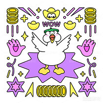 打工鹅自我鼓励系列插画（导航-2925） - 未分类 - 站酷设计师王大碗原创素材 - 站酷ZCOOL