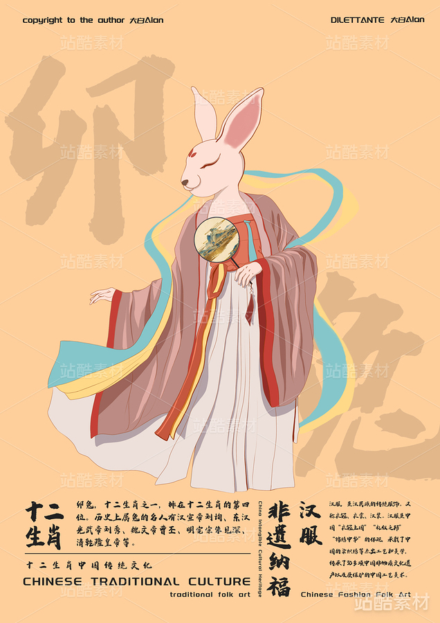 十二生肖—非遗纳福（主预览-3244） - 未分类 - 站酷设计师大白Alan原创素材 - 站酷ZCOOL